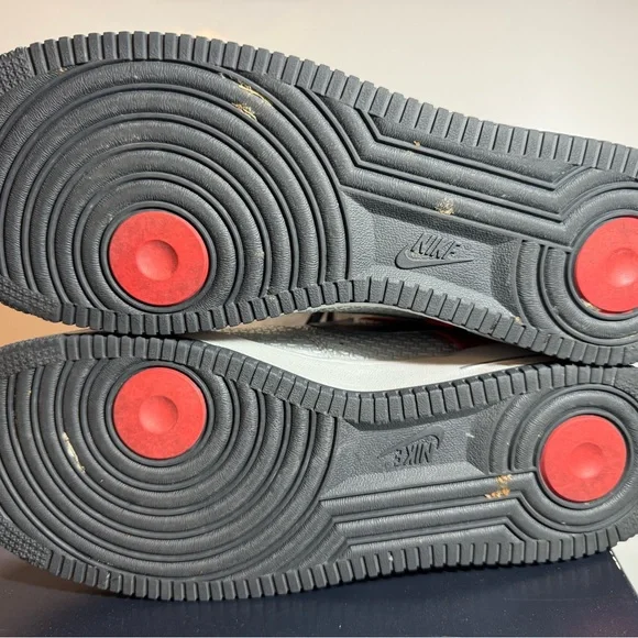 EUC Nike Air Force 1 PRM '07 in Silver and Anthracite SZ 11.5 - Picture 3 of 4